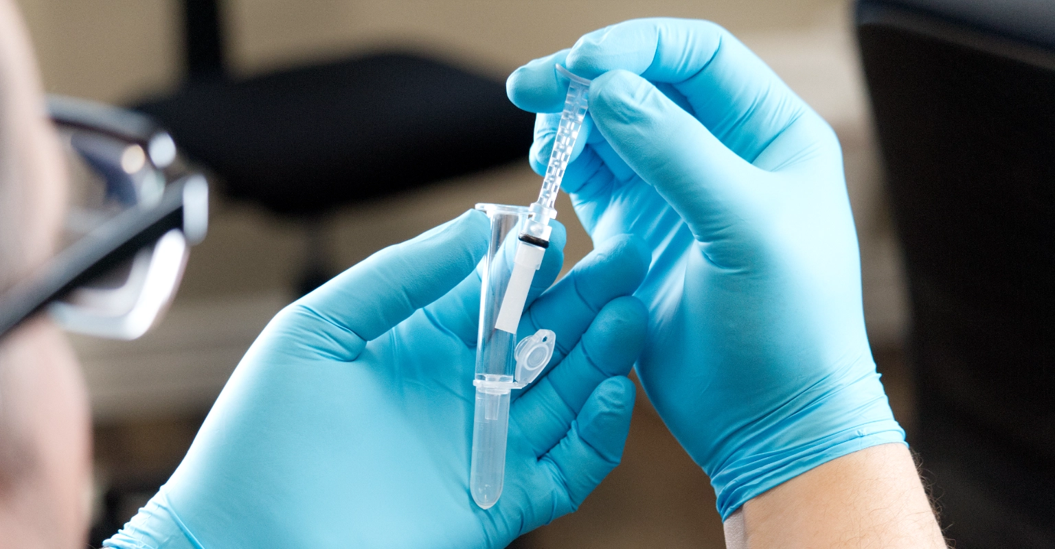 Clinical oral fluid testing workflow