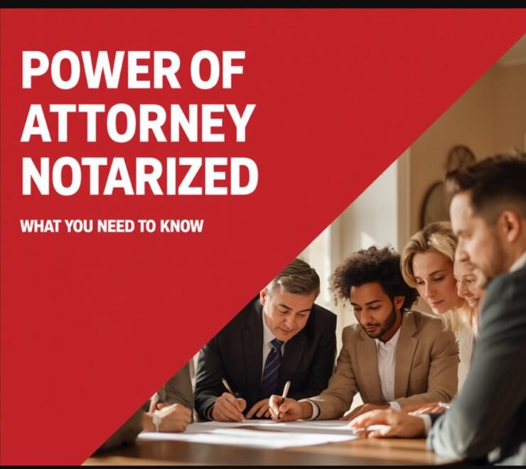 Power of attorney notarization services for San Joaquin County families